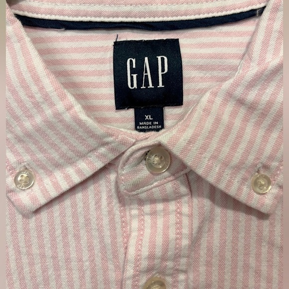 GAP Striped Long Sleeve Oxford Shirt - Picture 5 of 5